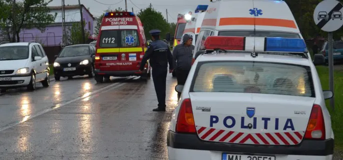 Accident rutier, la Codlea