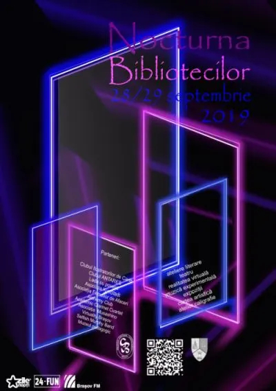 Nocturna bibliotecilor, astăzi, la Brașov