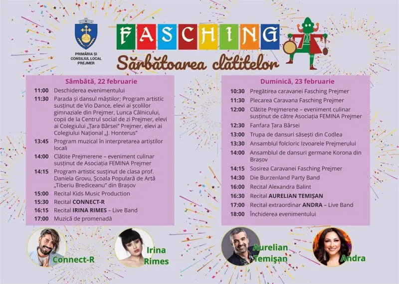 ÎN DIRECT Festivalul clătitelor, acum, la Prejmer