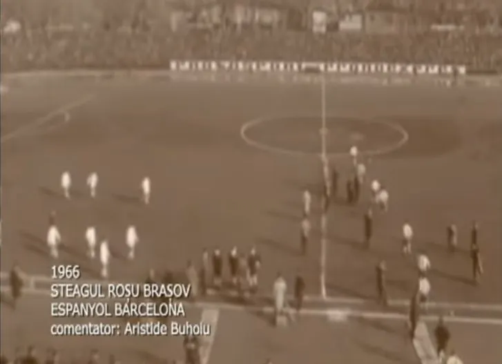 VIDEO Acum exact 54 de ani, Steagul Roșu Brașov învingea pe Espanyol Barcelona