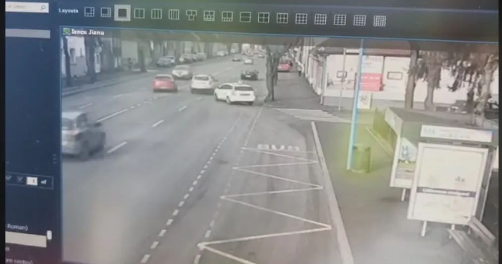 VIDEO Imagini incredibile surprinse de camerele de supraveghere! Accidentul mortal de ieri, provocat de un taximetrist?