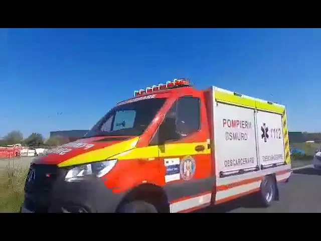 VIDEO Accident rutier în municipiul Braşov
