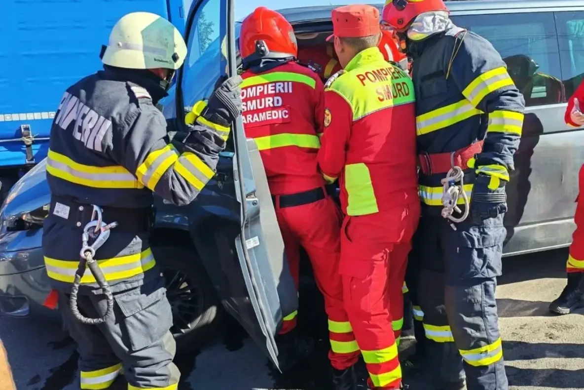 Cal lovit de mașină, pe Șoseaua Cristianului din Brașov. Trafic îngreunat