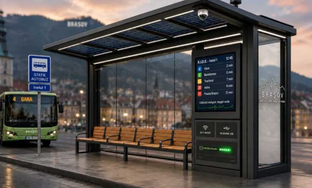Stațiile de transport public din municipiul Brașov vor fi modernizate cu fonduri europene