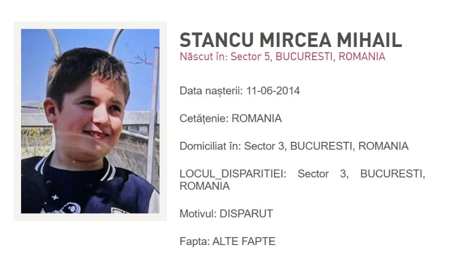 Mesaj Ro-ALERT în București: copil de 11 ani dispărut în Sectorul 3. UPDATE - Minorul a fost găsit