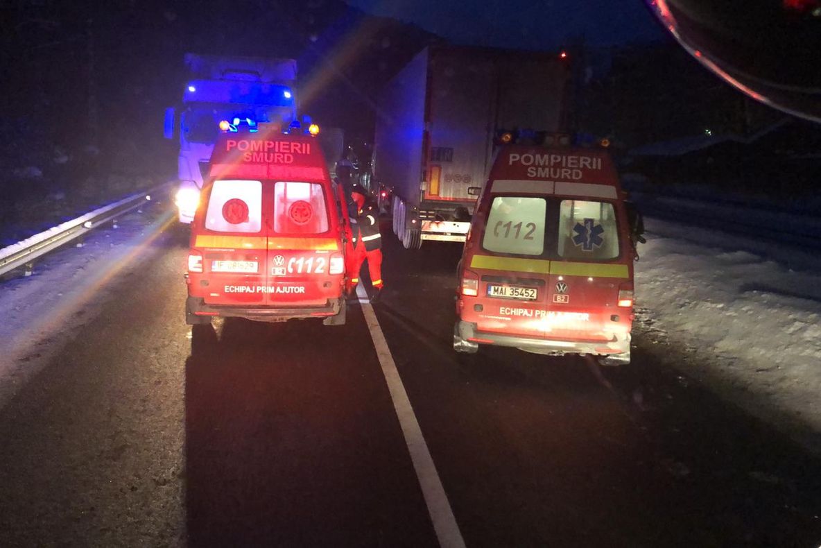 FOTO Accident rutier cu două victime, în această dimineață