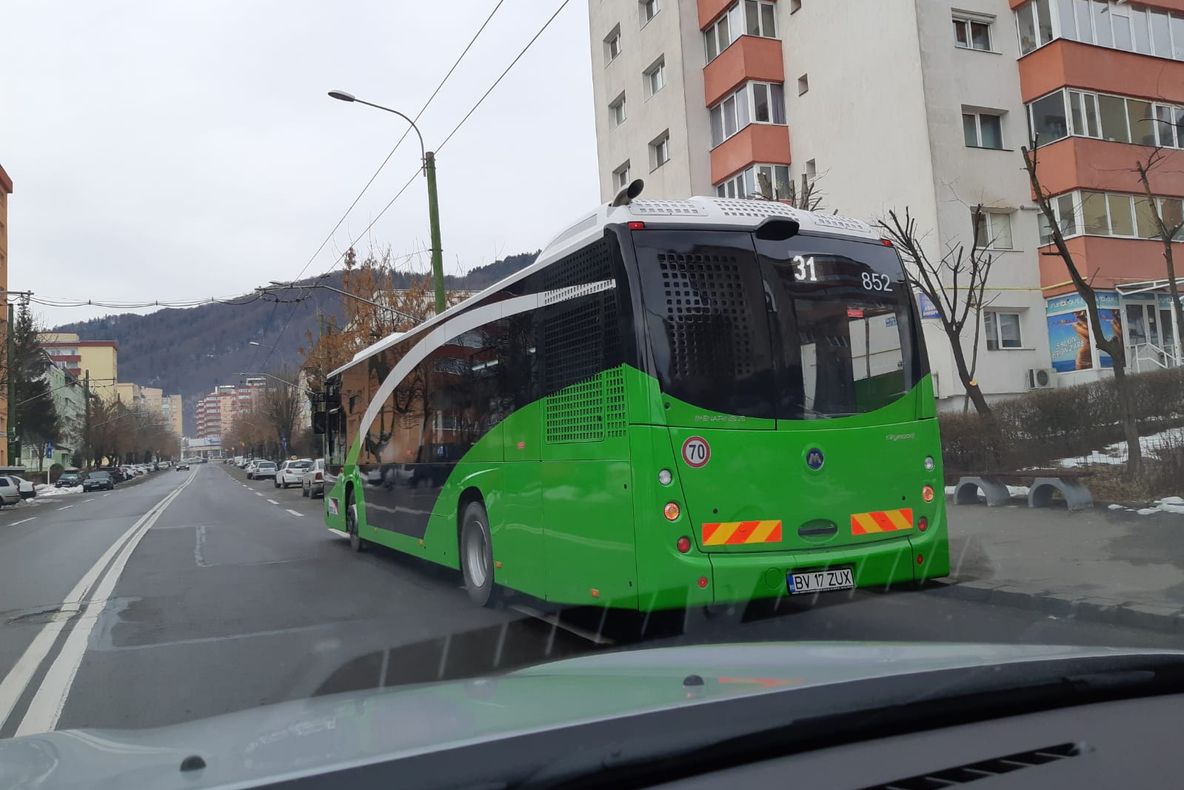 Autobuze noi, în circulație, de astăzi, în municipiul Brașov