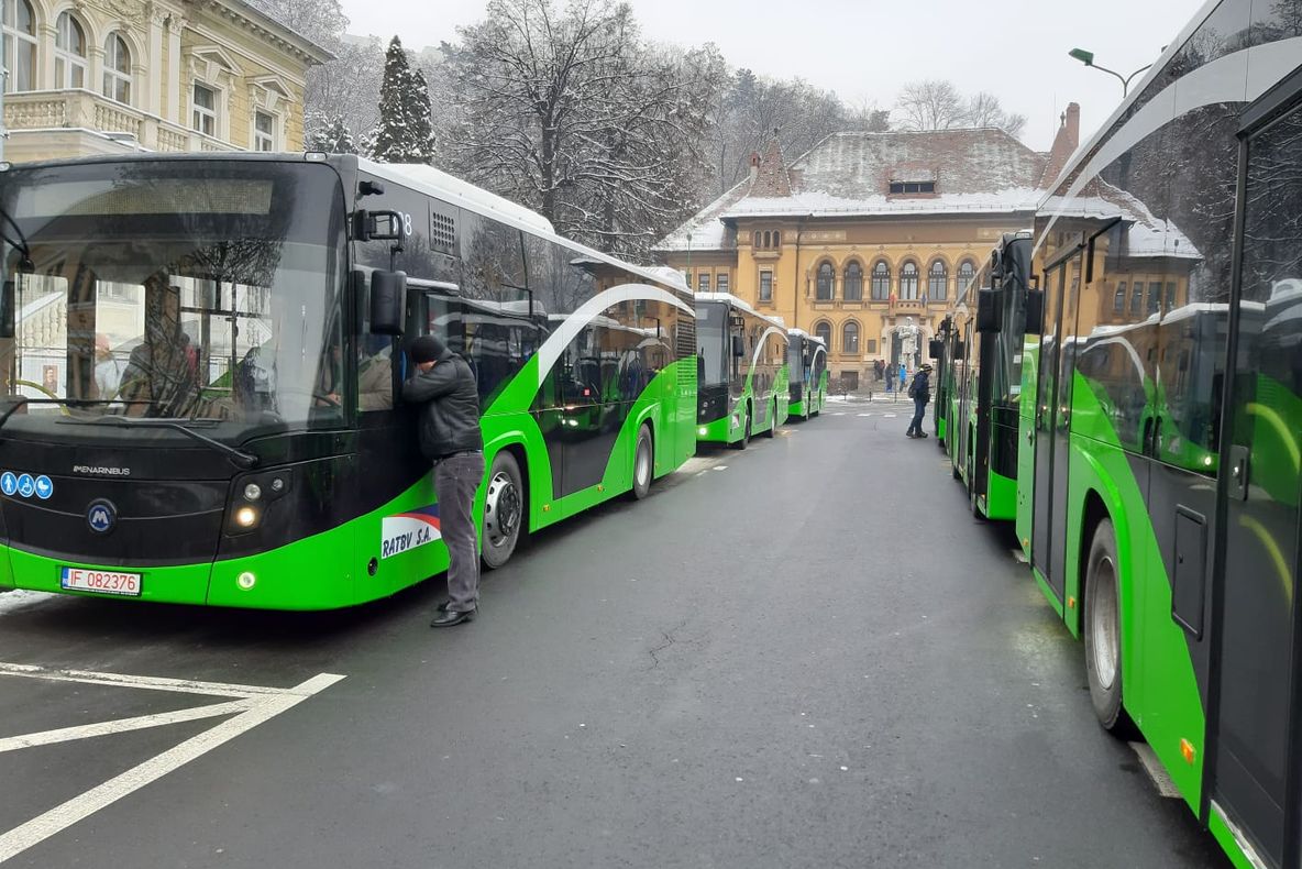 Noile autobuze ale RAT Brașov, primele probleme?! (FOTO)