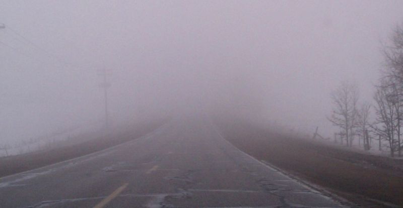 Avertizarea meteorologilor: ceață pe drumurile din județ