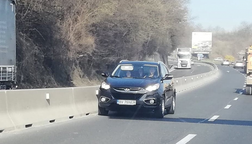 FOTO Șofer din Brașov, la un pas de tragedie, lângă Deva