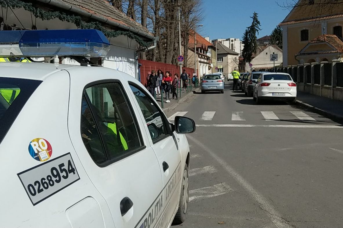 FOTO + VIDEO Sancțiuni pentru șoferii aflați în apropierea școlilor
