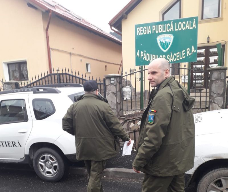 Controale ale Gărzii Forestiere, la Regia Pădurilor din Săcele