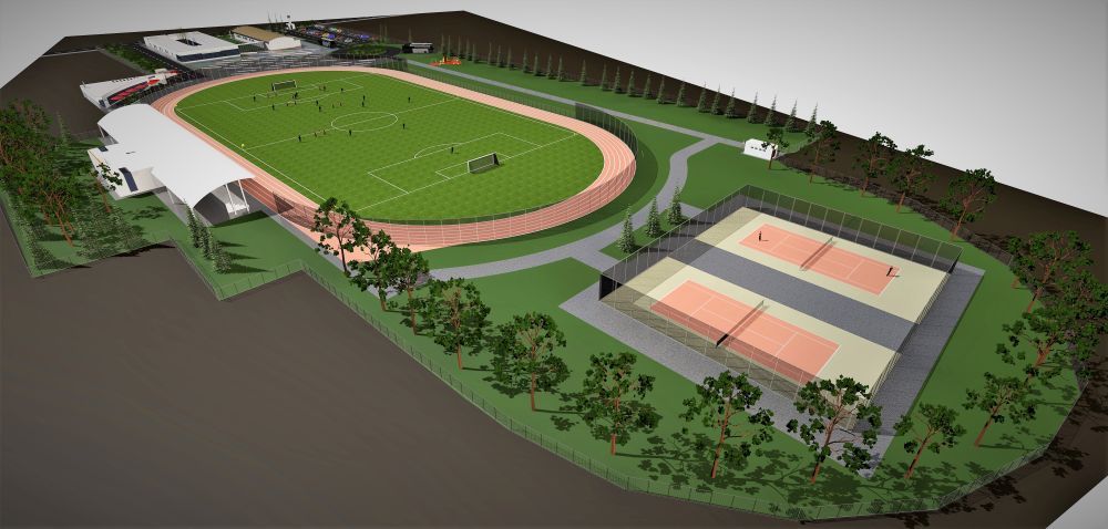 FOTO + VIDEO Cea mai modernă bază sportivă din județ va fi la Zărnești