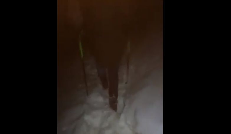 VIDEO Turiști străini, în blugi și adidași pe munte, la peste 2.000 de metri altitudine