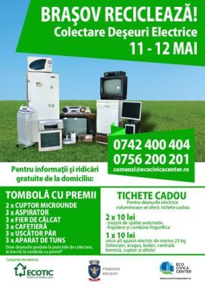 Brașoveni, puteți recicla electrocasnicele inutile! Vedeți unde sunt amenajate centrele de colectare