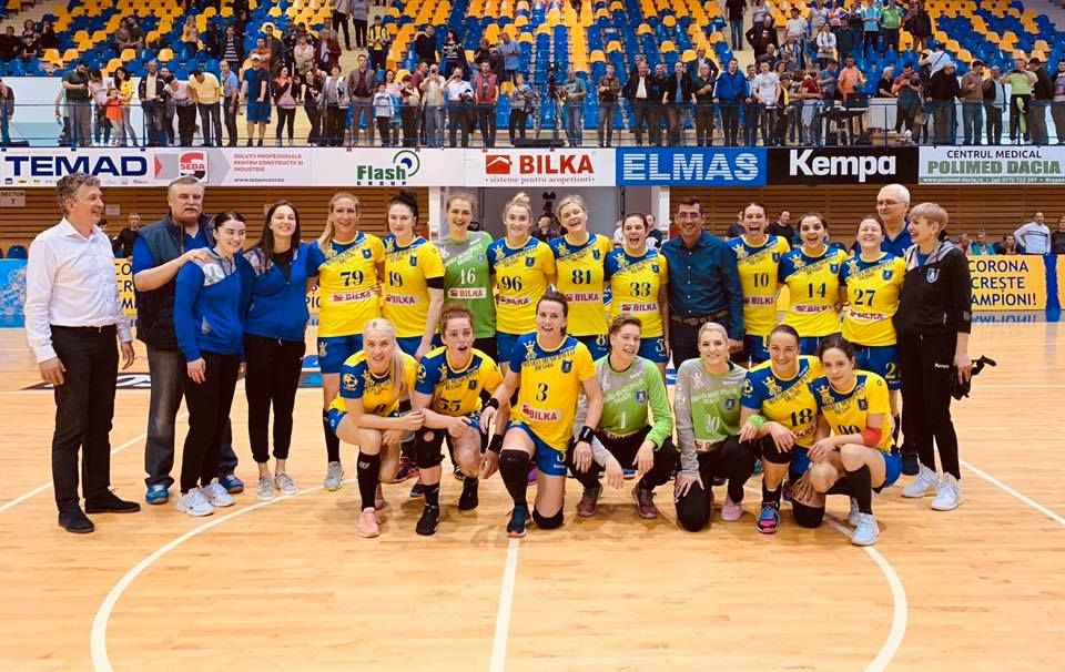 HANDBAL: Corona Brașov se califică în ultima etapă în cupele europene