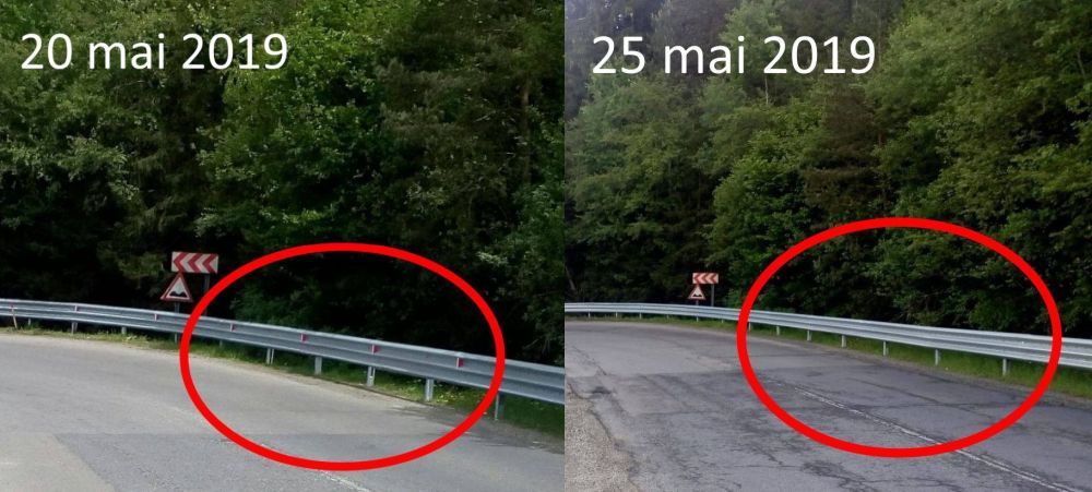 Hoții pun în pericol siguranța rutieră!