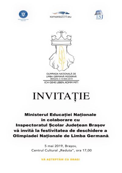 Olimpiada națională de limba germană, de astăzi, la Brașov