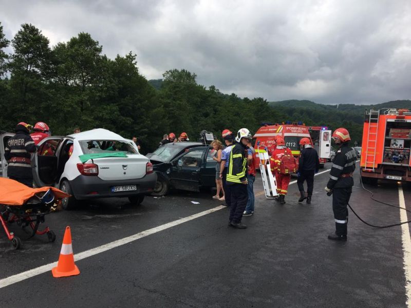 GRAV accident rutier, pe DN1 (FOTO)
