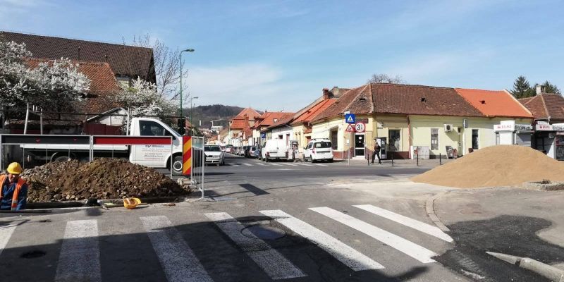 Accesul auto pe strada Bisericii Române este blocat