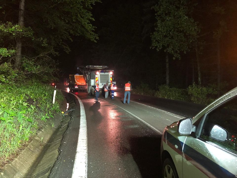 Lucrări pe DN1, inclusiv noaptea (VIDEO+FOTO)