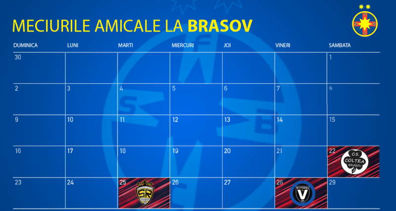 FCSB ajunge la Brașov! Programul echipei