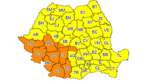 Nu scăpăm de ploile torențiale! O nouă avertizare meteo