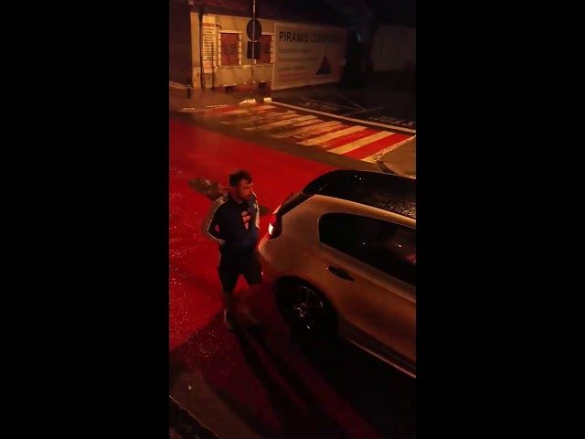 VIDEO Accident provocat de un șofer beat, care circula pe contrasens