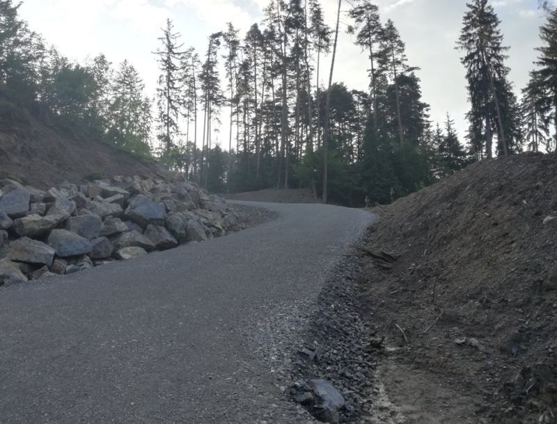 Drum forestier nou, la Săcele