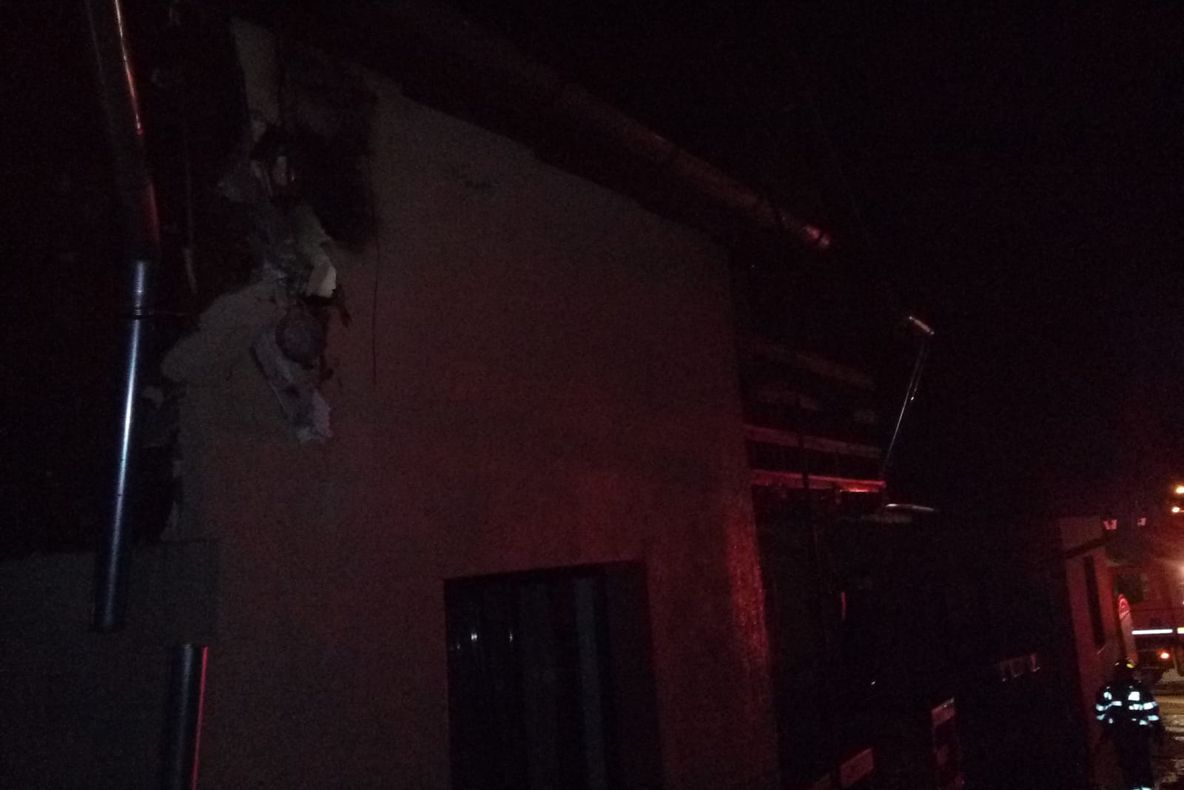 Incendiu la o casă din Săcele