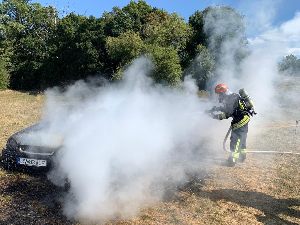 ULTIMĂ ORĂ: Incendiu, la Cristian (FOTO)