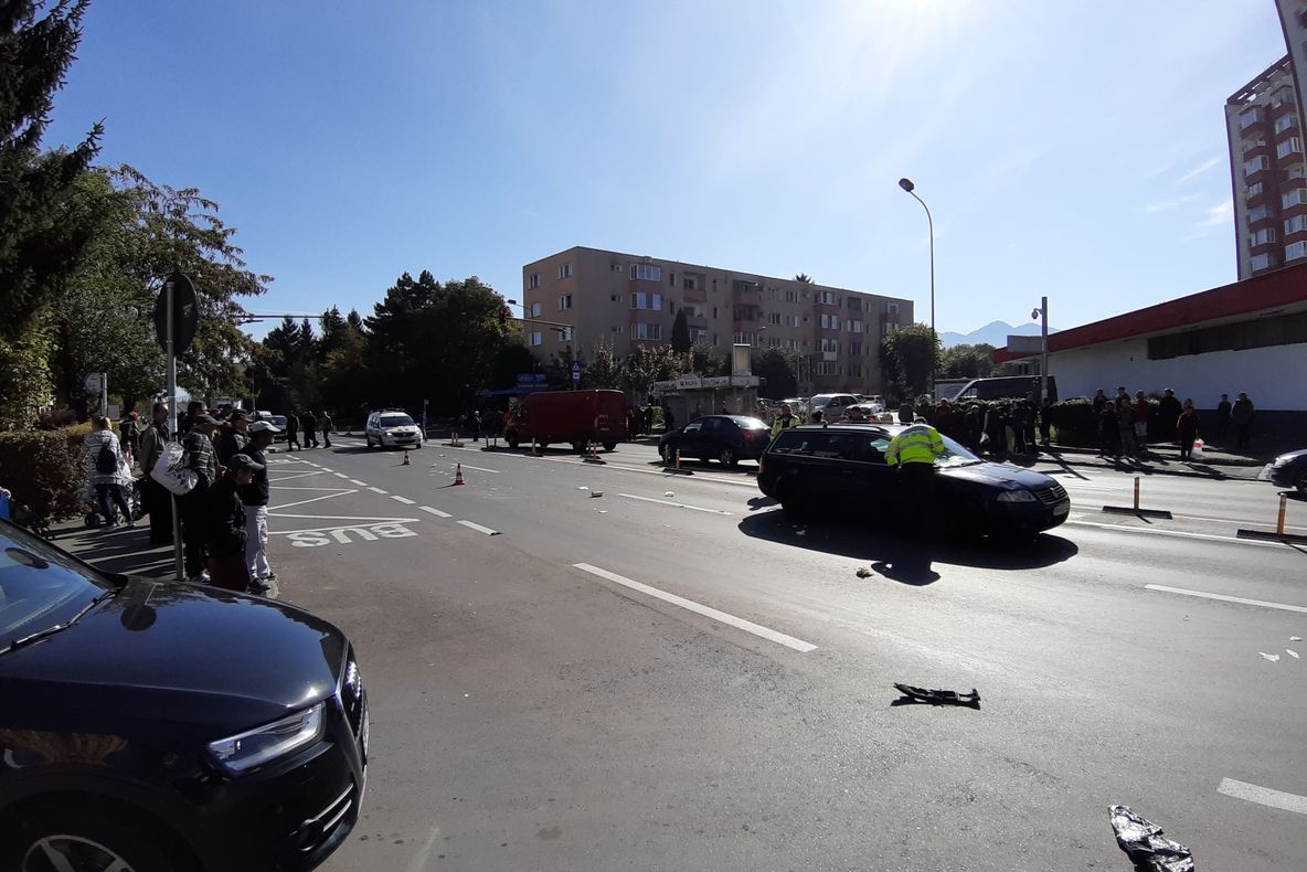 FOTO Grav accident rutier, la Braşov