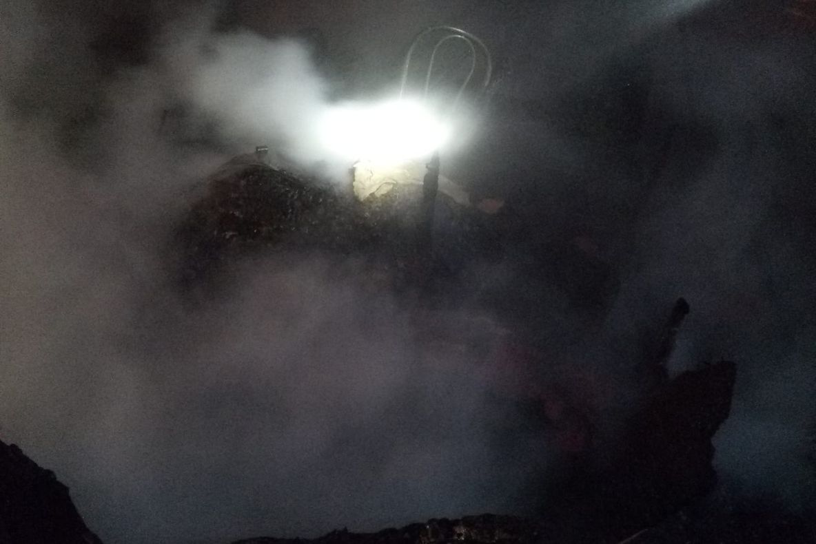 FOTO Braşovean MORT în incendiu