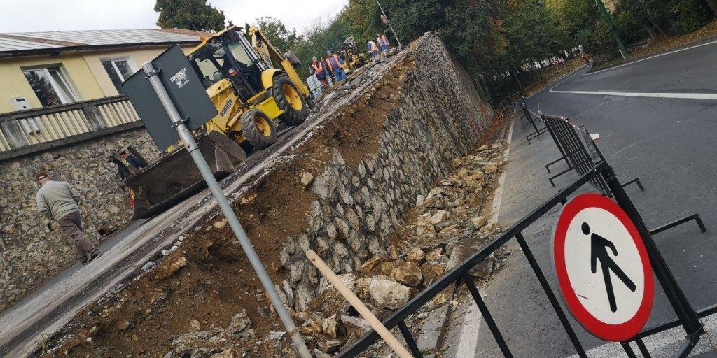Stradă din Brașov, complet închisă circulației, de astăzi