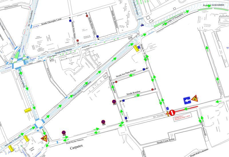 Continuă lucrările Companiei Apa pe strada Nicolae Titulescu! Noi restricții de circulație, de mâine!