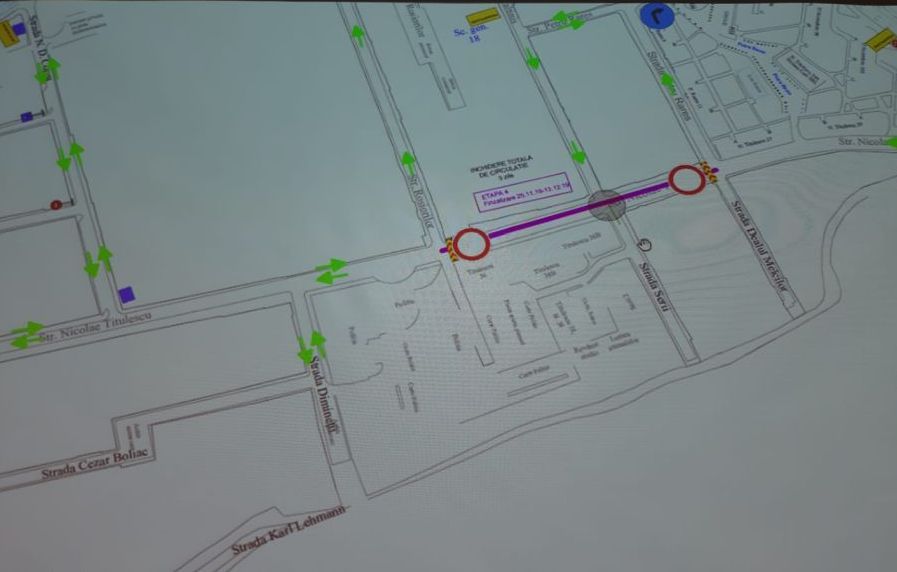 Lucrare majoră a Companiei APA! Traficul va fi afectat pe strada Nicolae Titulescu