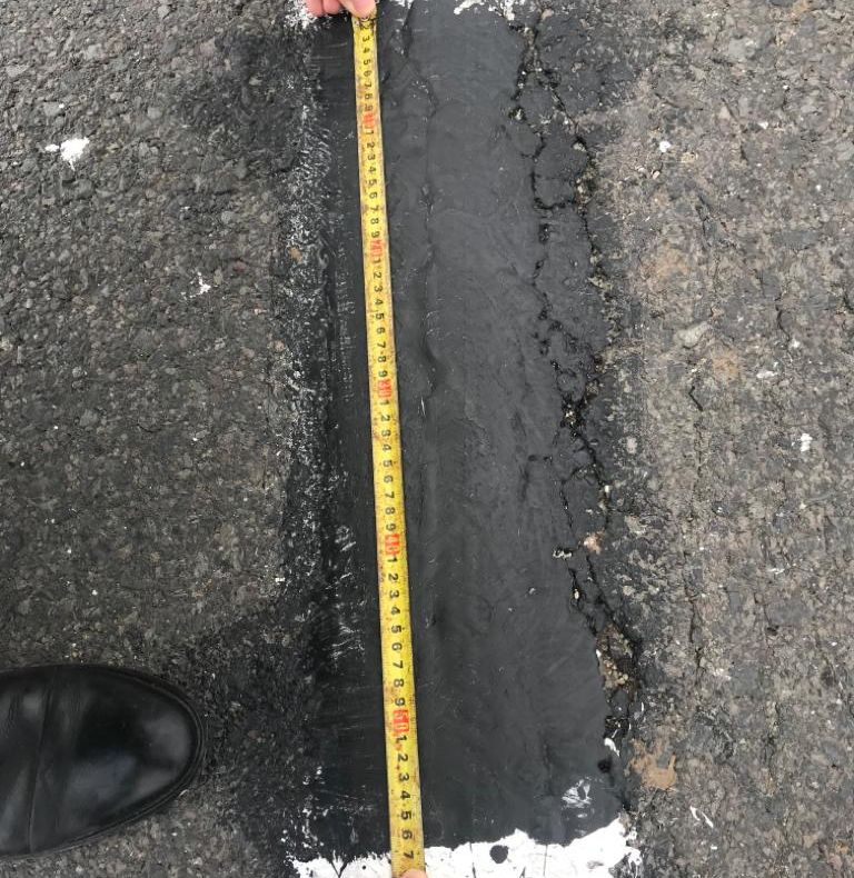 Dosar penal pentru modificarea unui marcaj rutier