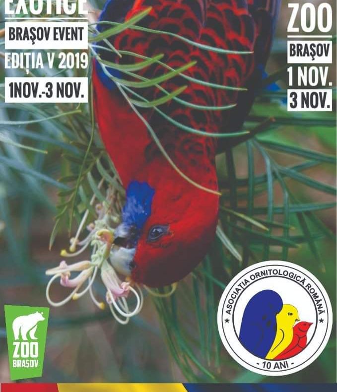 Expoziție națională de păsări exotice, de astăzi, la ZOO Brașov