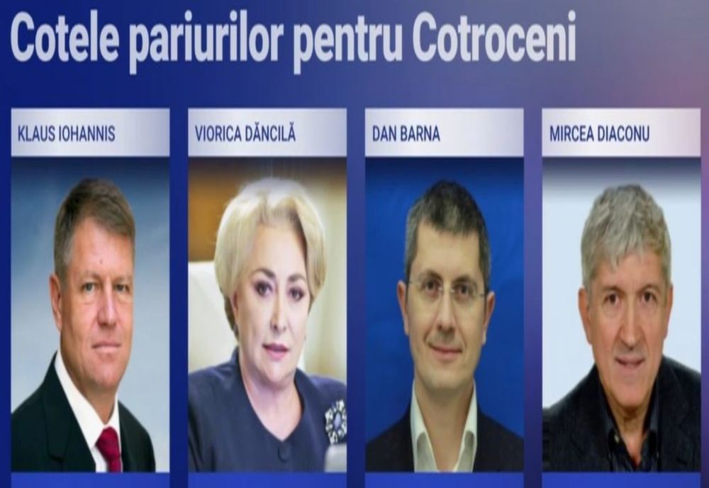 Cotele la pariuri, pentru alegerile prezidențiale