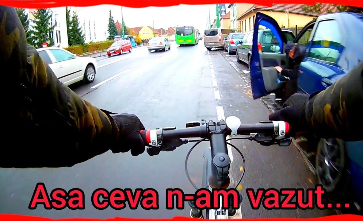 VIDEO Pericolele la care se expun bicicliștii din Brașov