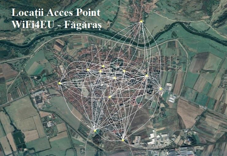 Internet public gratuit, din bani europeni, la Făgăraș