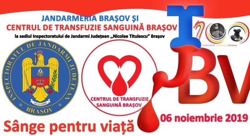 Campanie umanitară la Jandarmeria Brașov