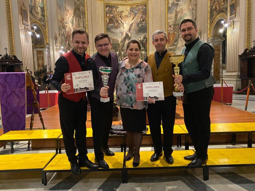 Performanță remarcabilă! Aur mondial pentru cvintetul vocal Anatoly!