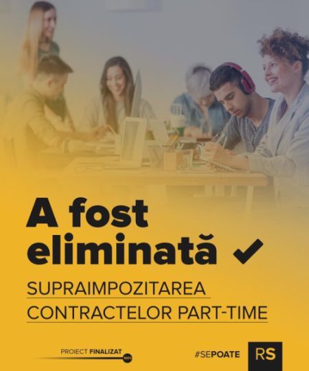 Veste bună pentru angajații part-time!