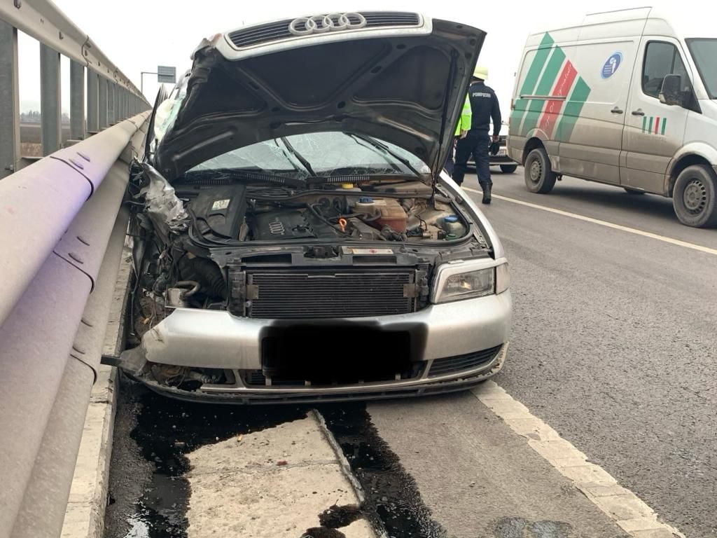 FOTO Accident pe Ocolitoarea Braşovului