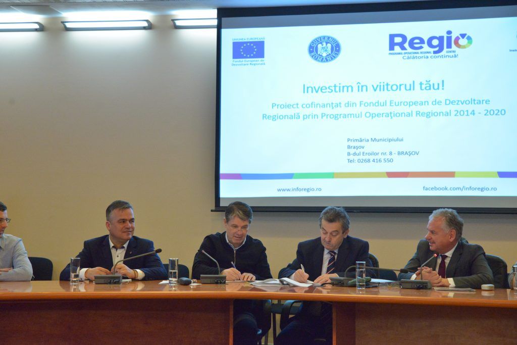 VIDEO 35 de mijloace de transport în comun hibrid, pe străzile din municipiul Brașov