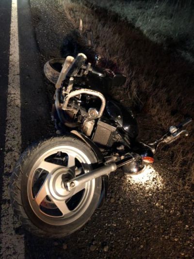 Motociclist rănit, aseară, pe DN1