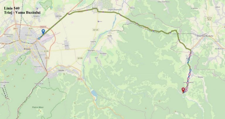 De luni, RAT va asigura transportul într-o nouă localitate din județul Brașov