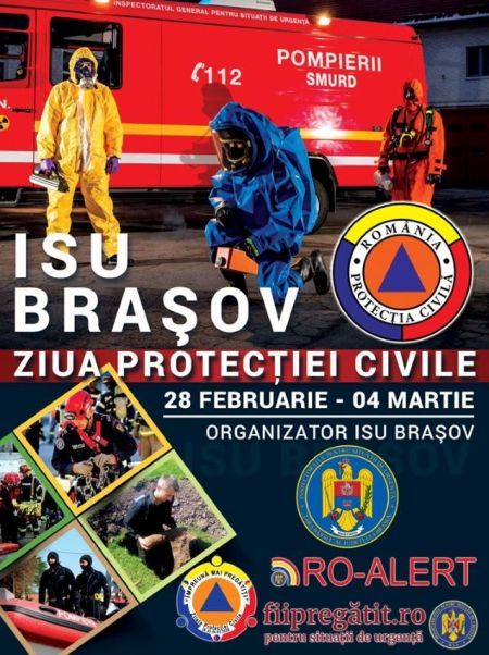 ISU Brașov expune aparatura din dotare, în Piața Sfatului
