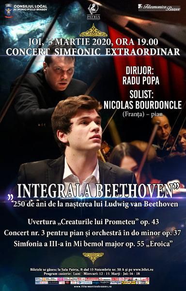Integrala Beethoven, diseară, la Filarmonica Brașov